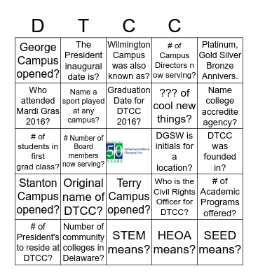 Administrative Professionals Day Bingo Card