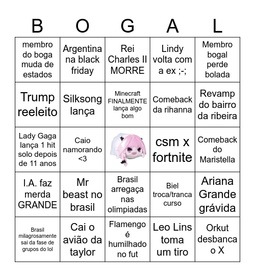 BINGO BOGAL 2024 Bingo Card