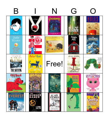 Favorite books Bingo Card
