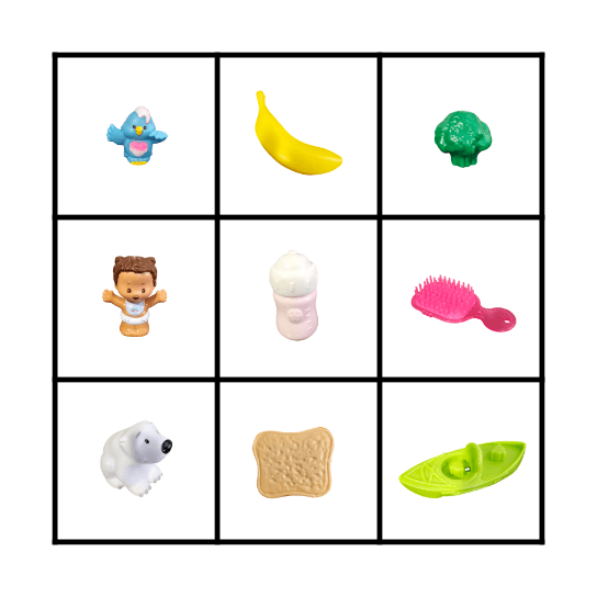 Letter B Bingo! Bingo Card