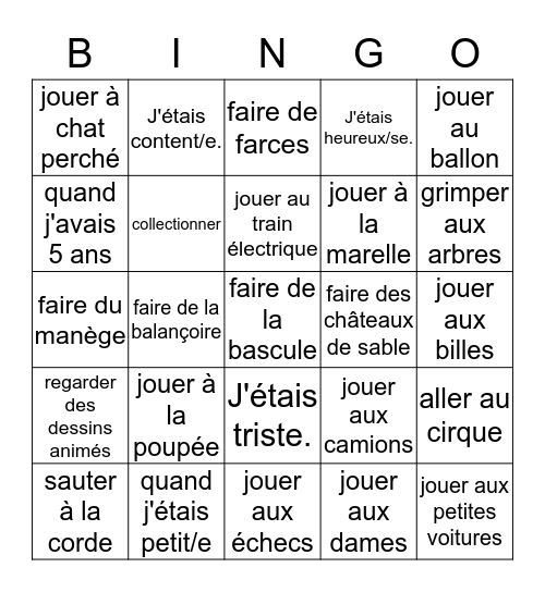 Untitled BingoF2 Chap 6 Vocabulary 1  Bingo Card