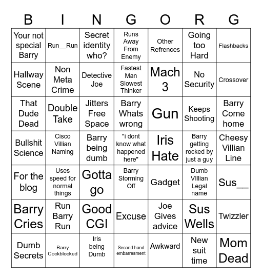 Flashingo Bingo Card