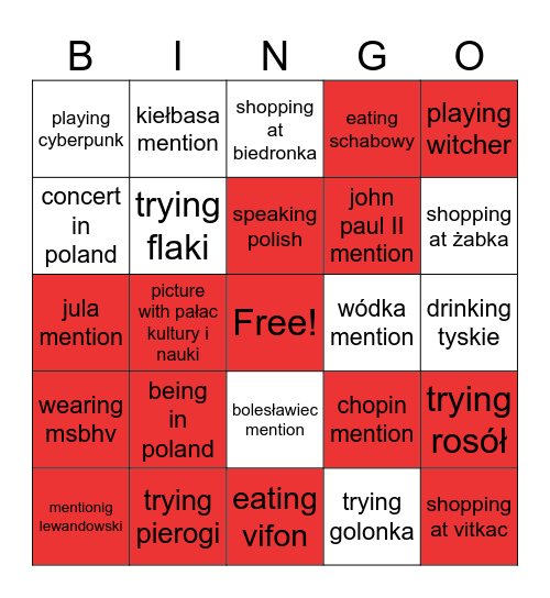 enhypen Bingo Card