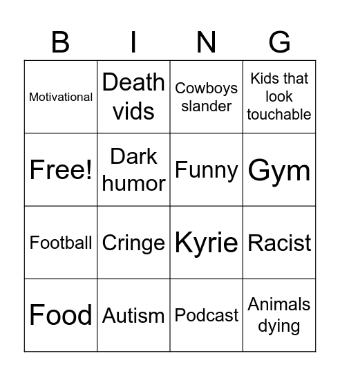 IG Bingo Card