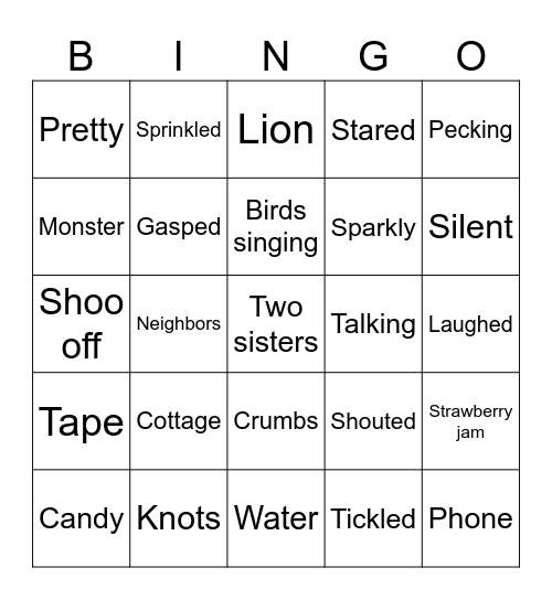 DSB2 Bingo Card