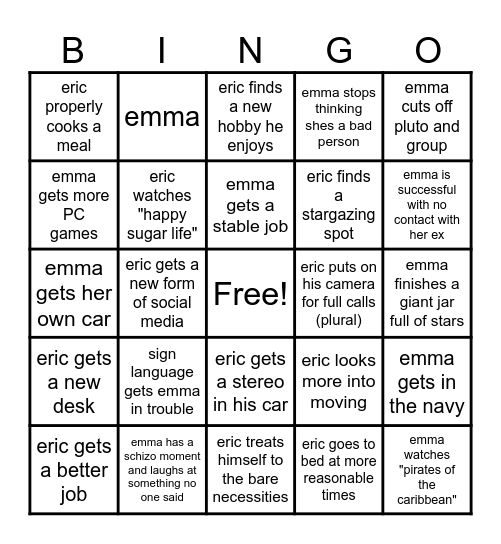 buddy bingo (better call saul) Bingo Card