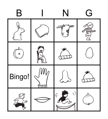 review vocabulary bingo Card