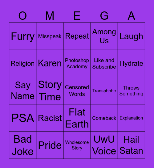 Confidently Incorrect (Click) Bingo Card