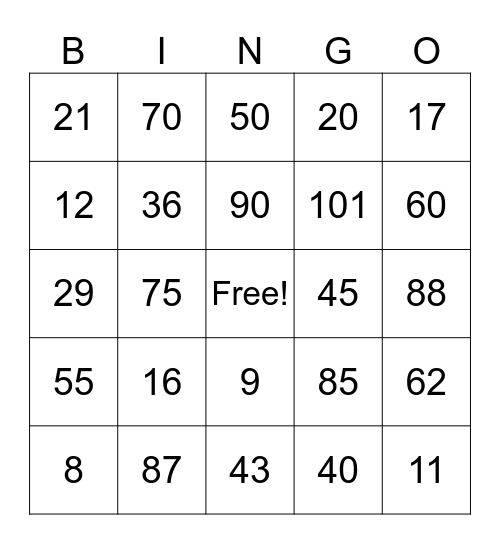 Untitled Bingo Card untitled-bingo-card