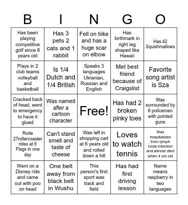 Apex Avengers 2024 Bingo Card