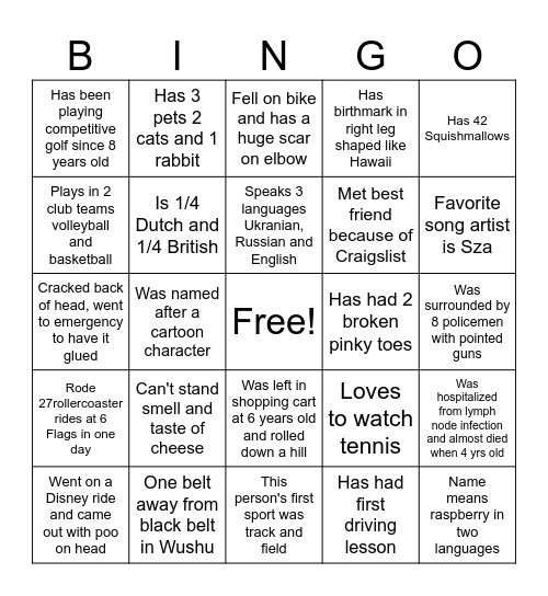 Apex Avengers 2024 Bingo Card