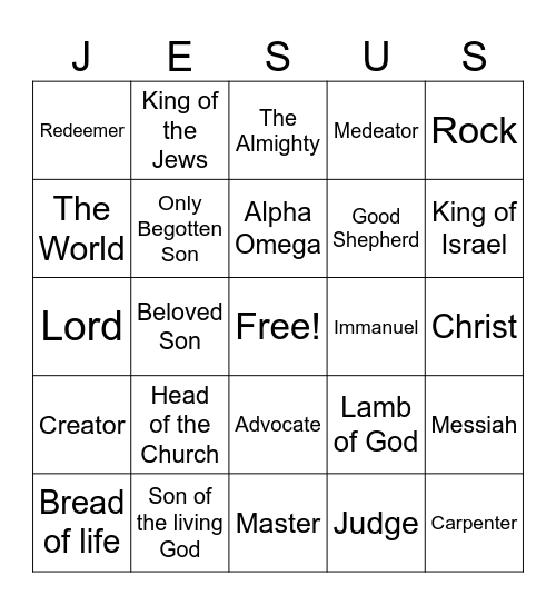 catholic schools week bingo Card