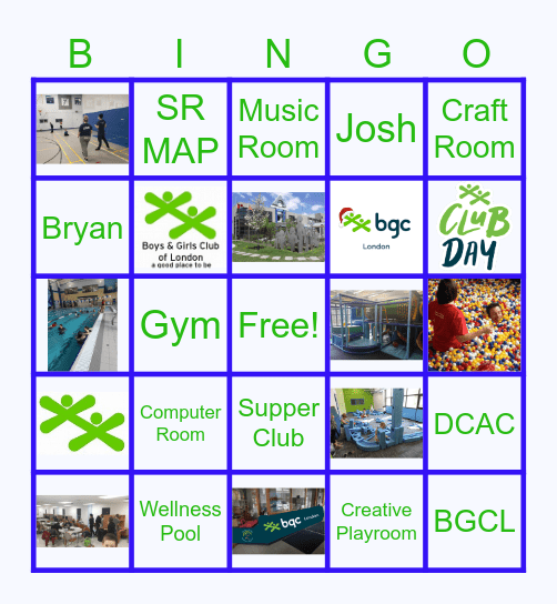 BGCL BINGO Card