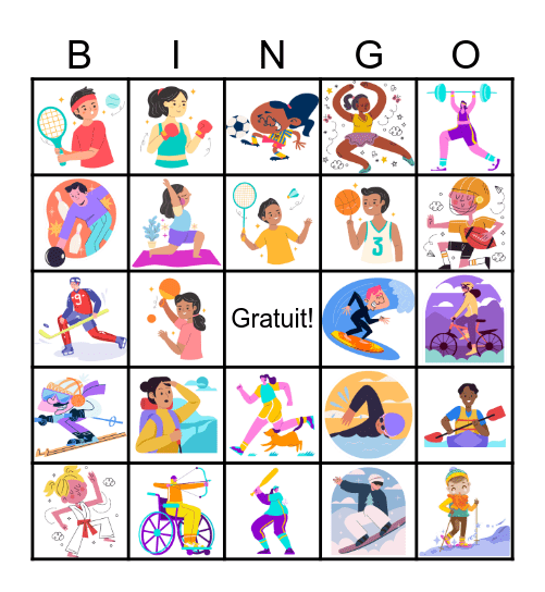 Bingo Sportif! Bingo Card