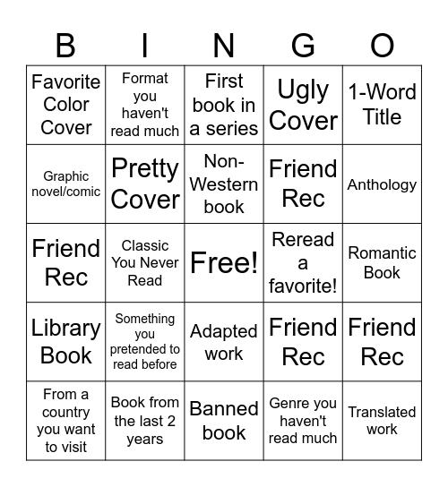 Catboy Bingo Card