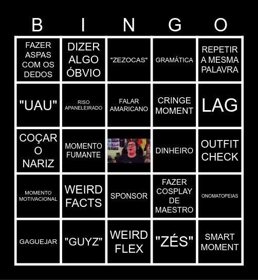 BINGÃO DO RICZÃO Bingo Card