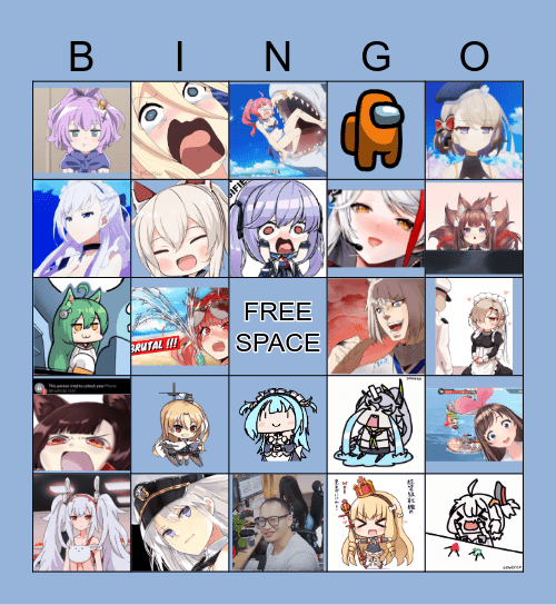 Favorite Character Bingo Card