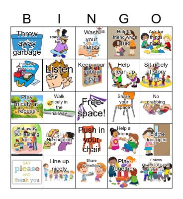 Kindness Bingo Card