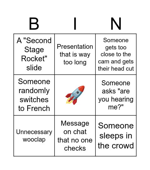 (There's no such thing as) The Bingo Card