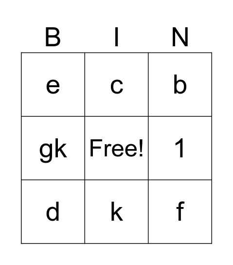 Arise Retail Fun Bingo Card