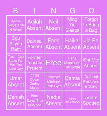 LOONBOON BINGO | JANUARY | Bingo Card