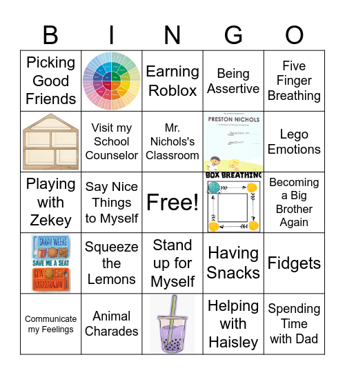Preston's Fabulous Bingo! Bingo Card
