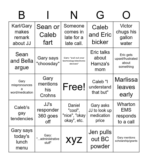 bingo 44 Bingo Card