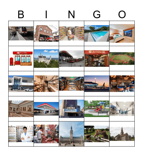 In der Stadt Bingo Card