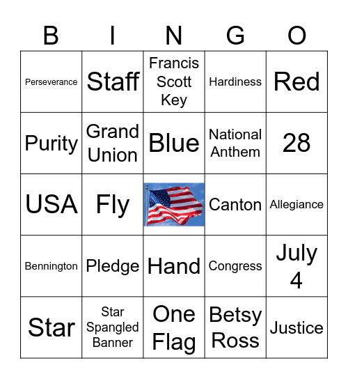 FLAG BINGO Card