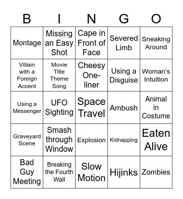 BINGOFLIX: Tango & Cash Bingo Card