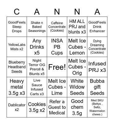 BR Eastie Bingo Card