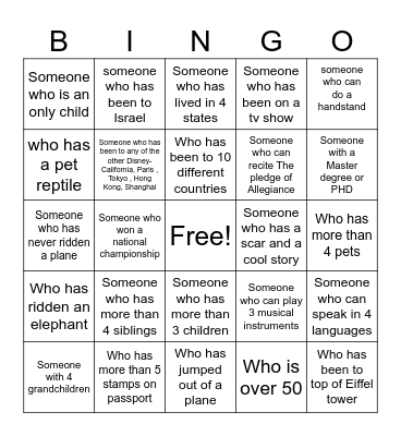 Core Team- proof might be necessary Bingo Card