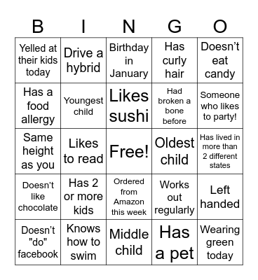 Salam Academy Ladies Night Bingo Card