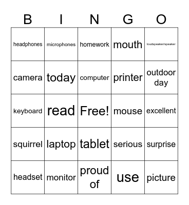 Thank you 4, chapter 9-10 Bingo Card