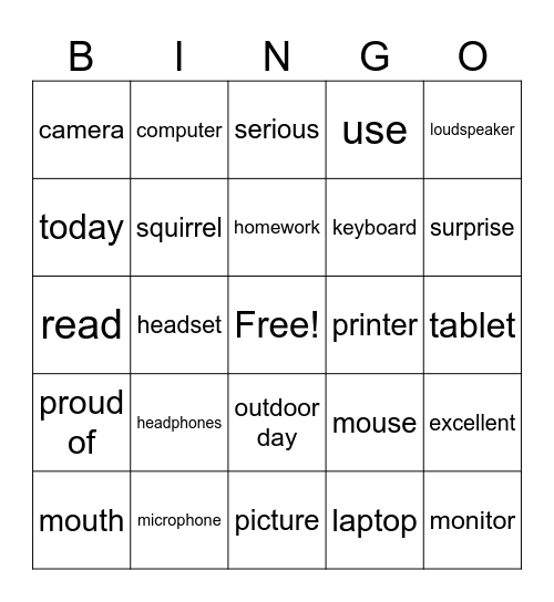 Thank you 4, chapter 9-10 Bingo Card