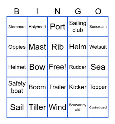 OPPIES 2023 Bingo Card