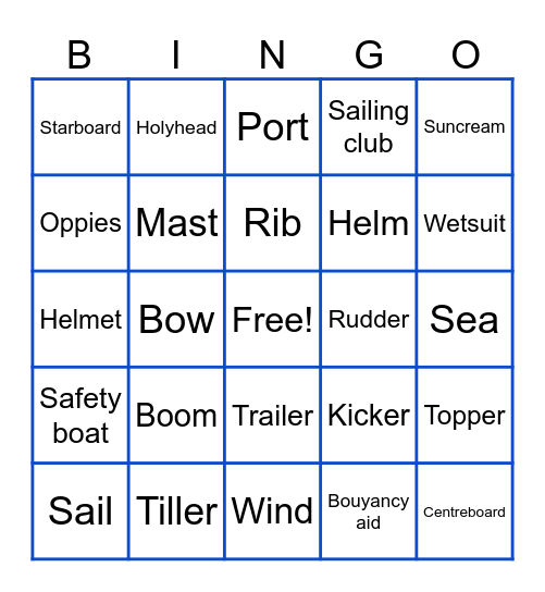 OPPIES 2023 Bingo Card