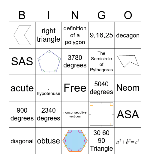 GEO BINGO Card