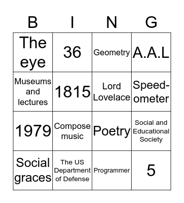Pioneering a New Language Bingo Card