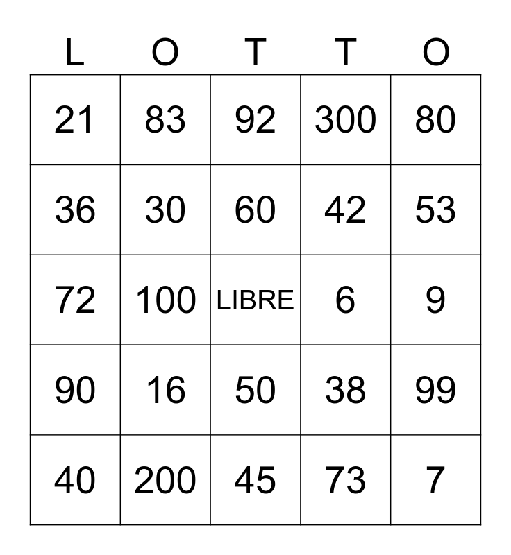 Blocchetti Per Bingo/Jar ONE #100 – Numeri Da 1 A 100, Spedizione Gratis Negli USA