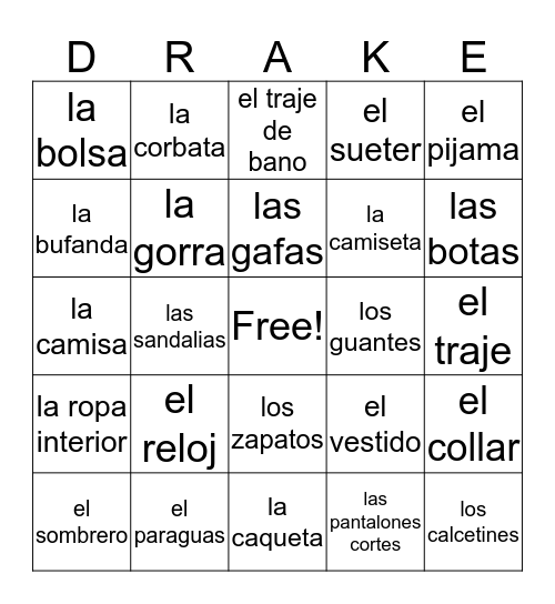 Views From The 6 Bingo Card