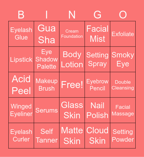 HOLIDAY GLAM BLITZ BINGO Card