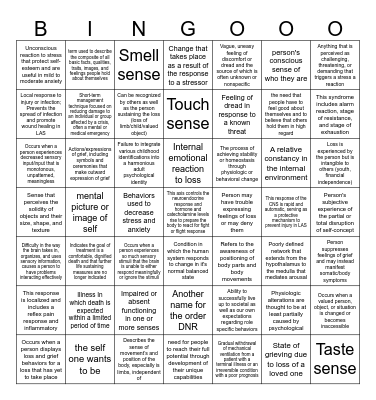Ch 42, 43, 44, 45 Review Bingo Card