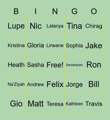 2024 Bingo Card