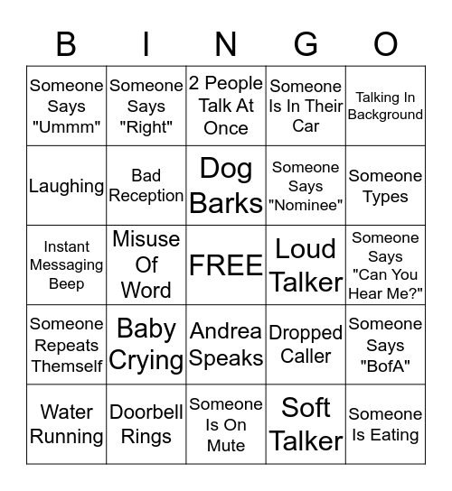 Peoplescout Bingo! Bingo Card