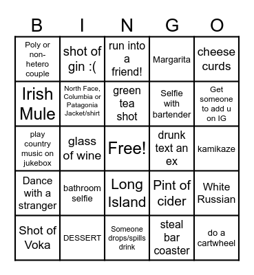 BIRTHDAY BINGO! Bingo Card
