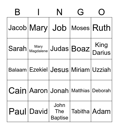 Board #2 Bingo Card