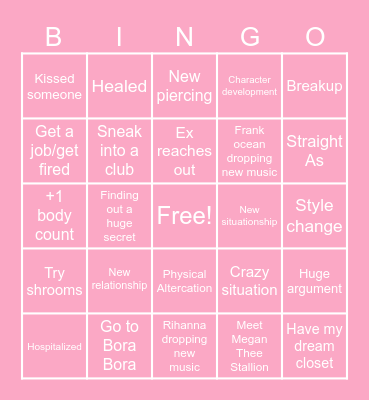 2024 BINGO Card