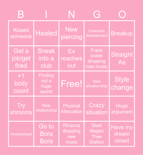 2024 BINGO Card