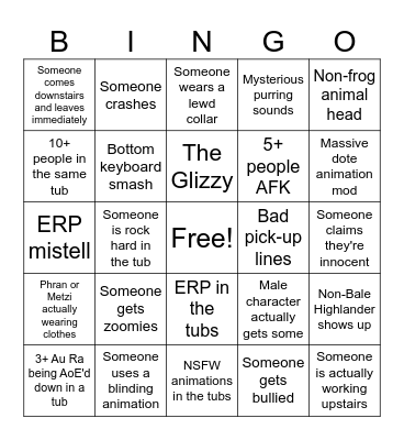 Ladeca Bingo 3 Bingo Card